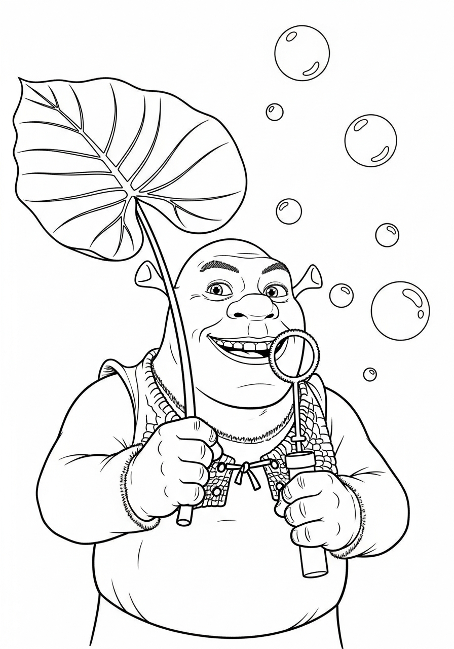 Shrek Coloring Pages 2 Shrek coloring pages easy