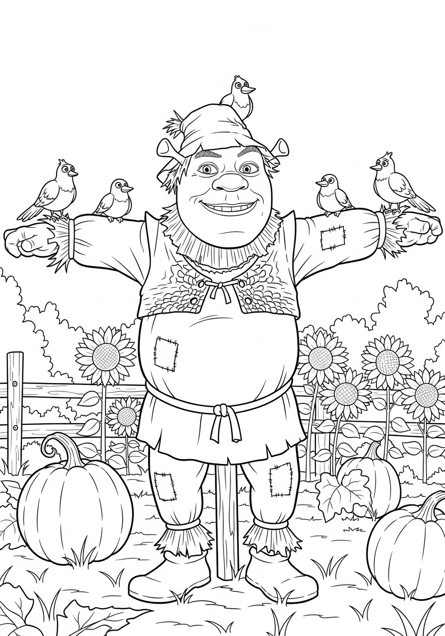 Shrek Coloring Pages 6 aesthetic Shrek coloring pages