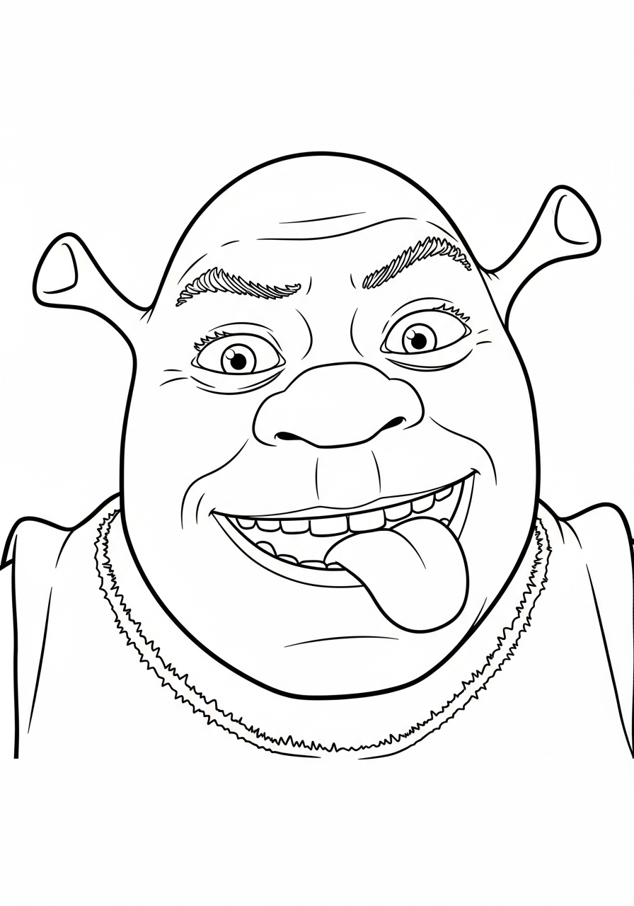 Shrek Coloring Pages 13 Shrek images to color