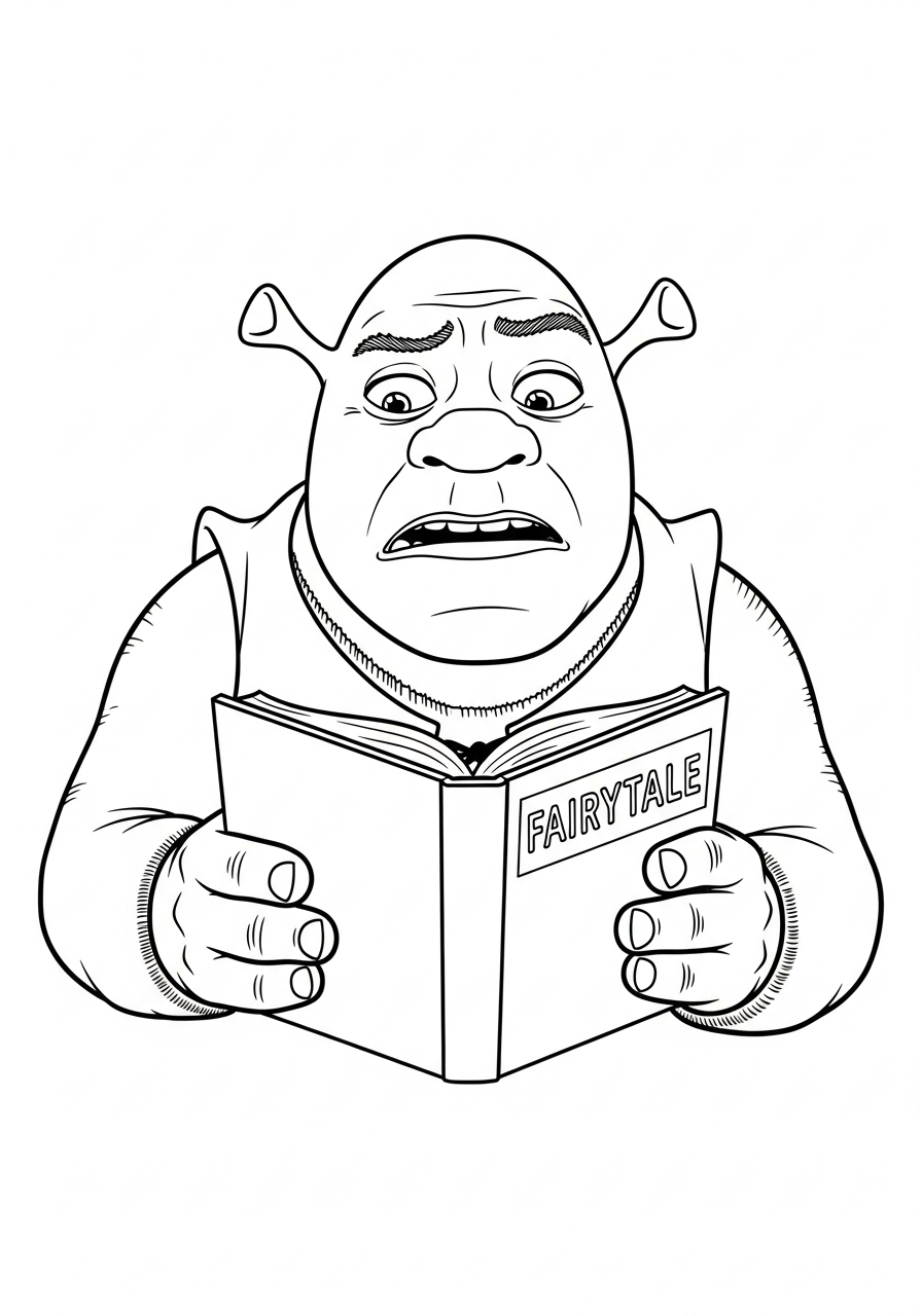 Shrek Coloring Pages 15 top Shrek coloring pages