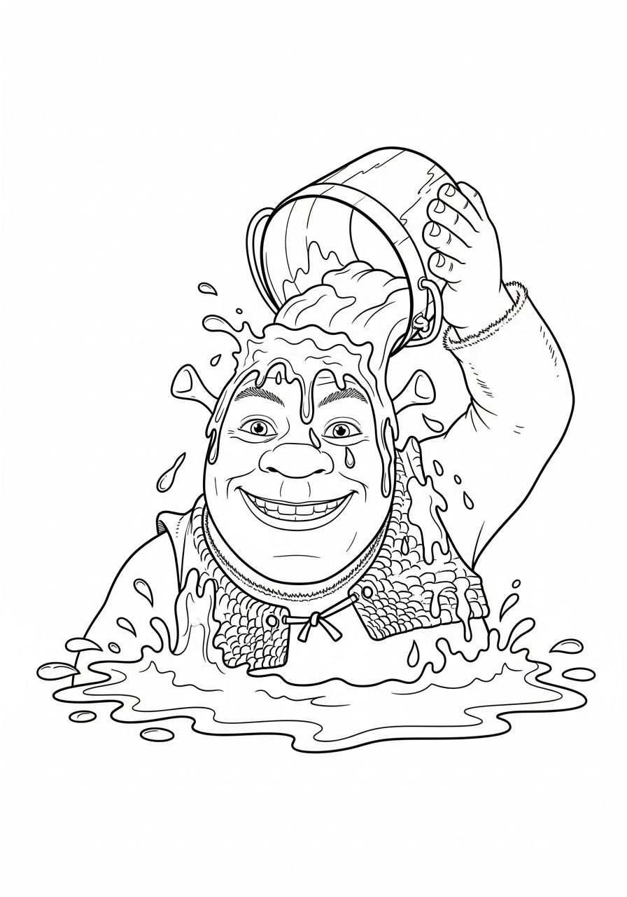 Shrek Coloring Pages 19 Shrek color page