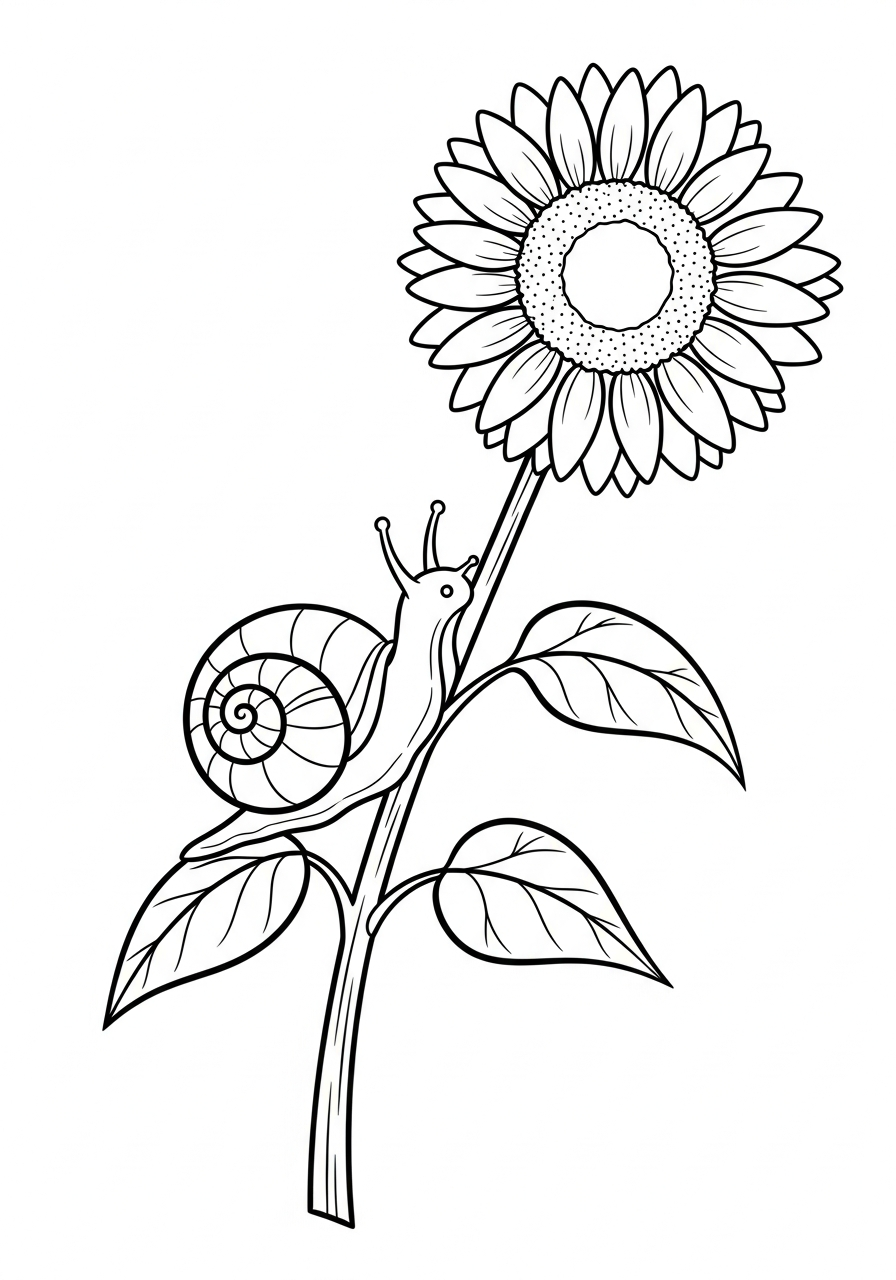 sunflower coloring pages free 1