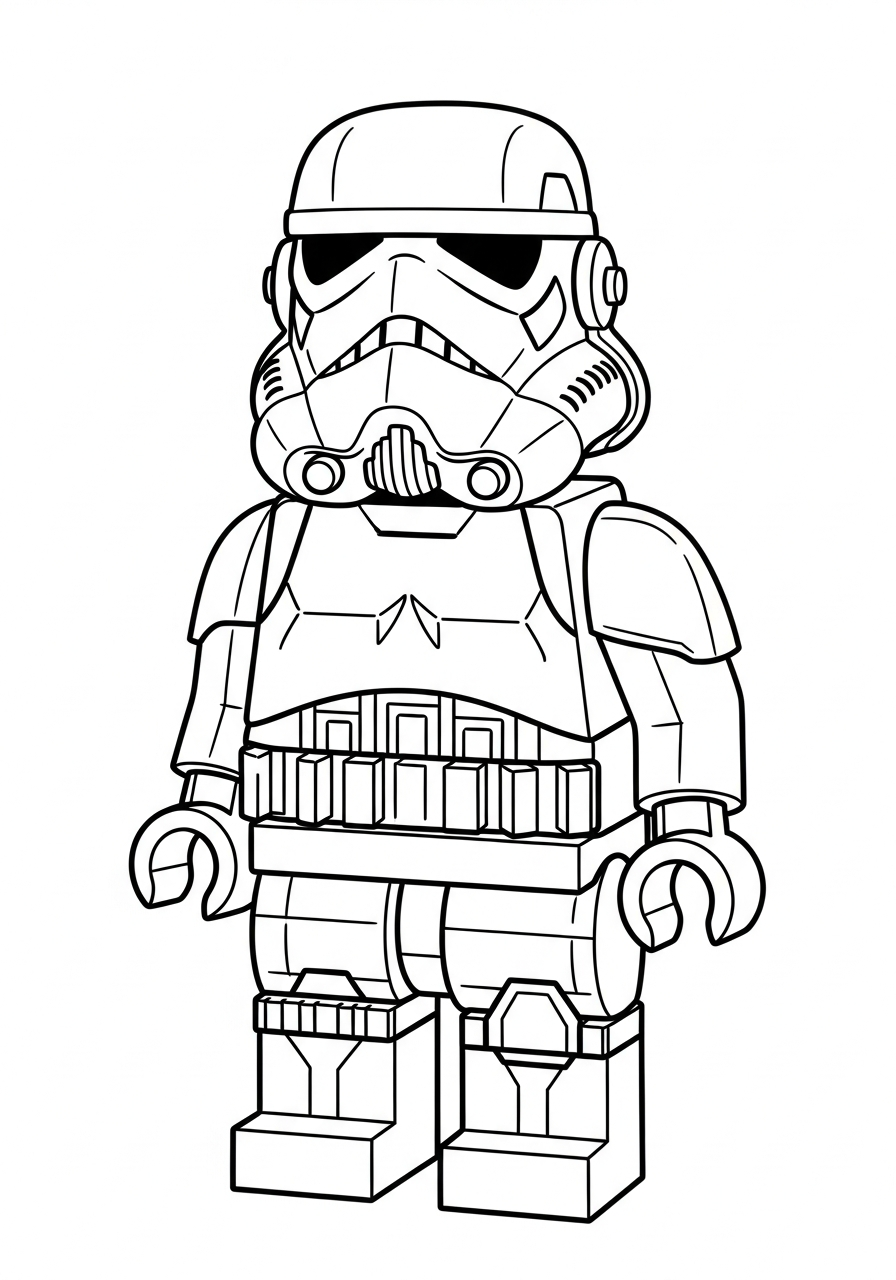 new Stormtrooper coloring pages