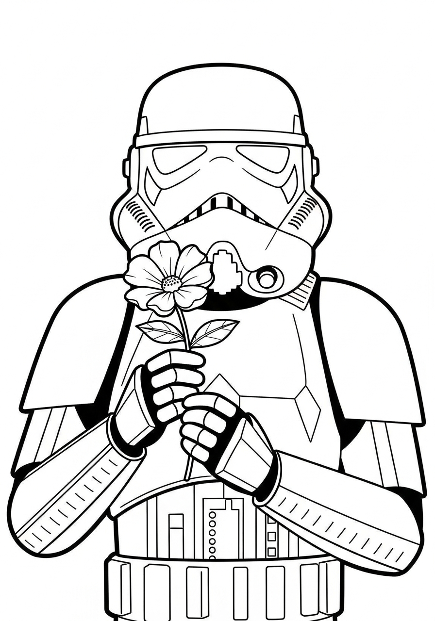 Stormtrooper coloring sheets free