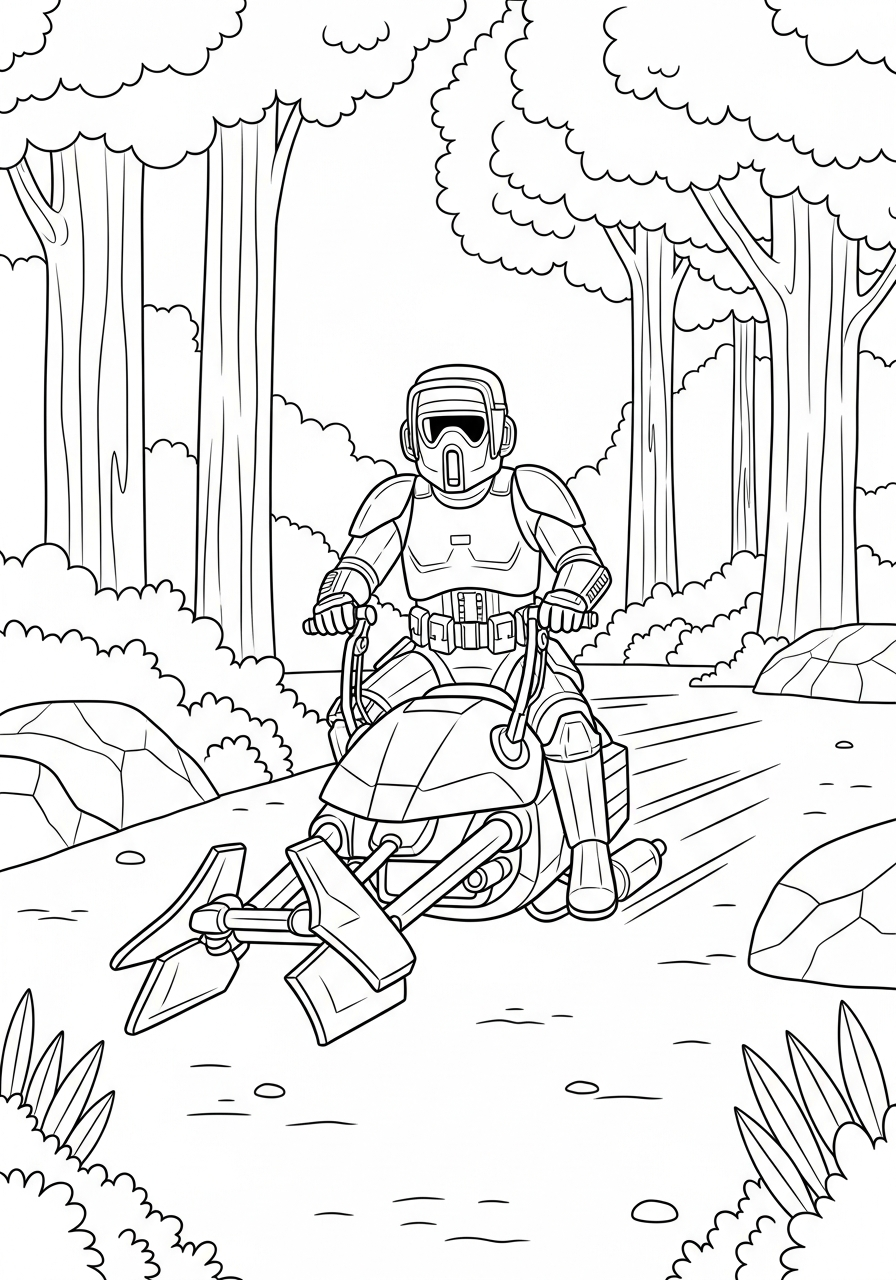 Stormtrooper coloring pages pdf