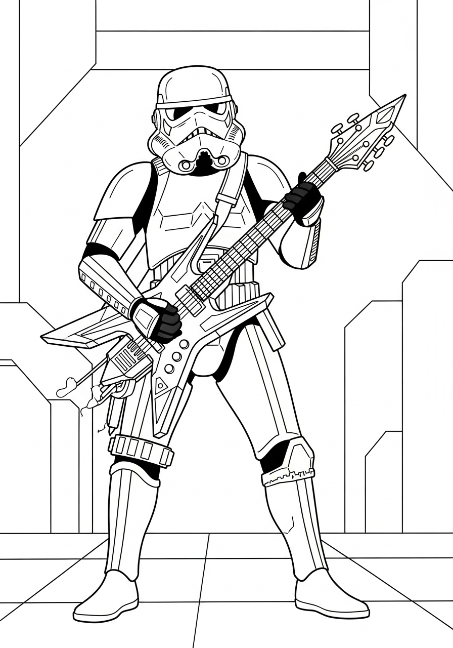 Stormtrooper coloring pages online