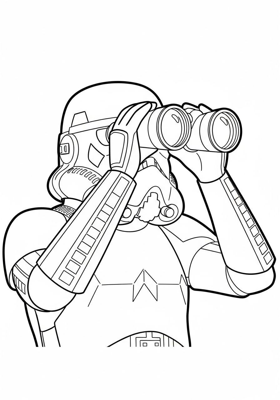 educational Stormtrooper coloring pages