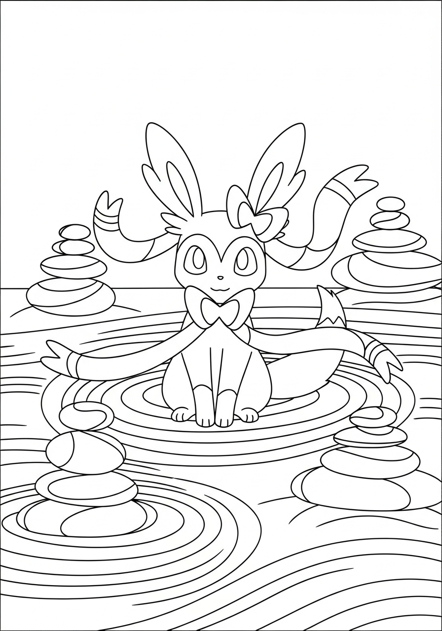 Sylveon coloring sheets