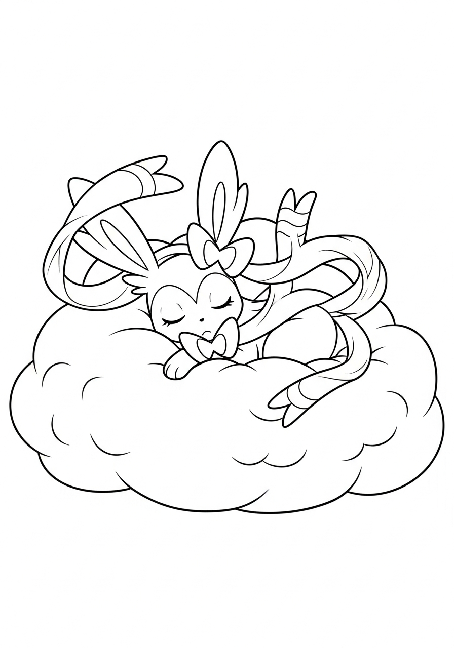 Sylveon coloring pictures