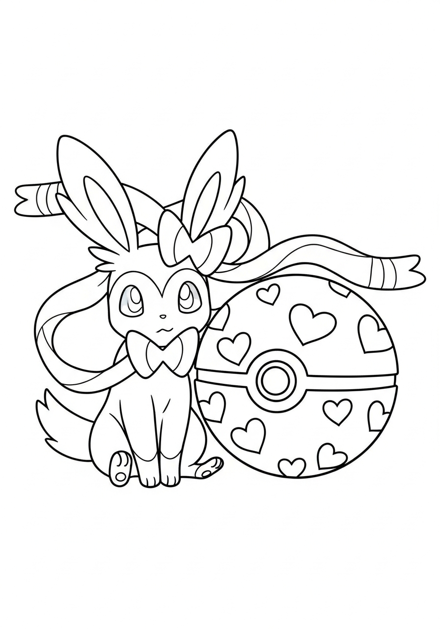 Sylveon coloring book