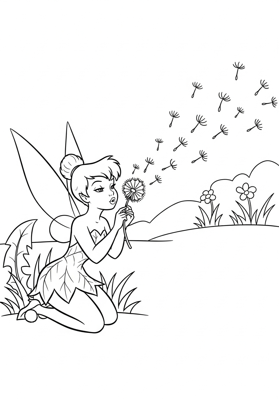 Tinkerbell coloring pages online