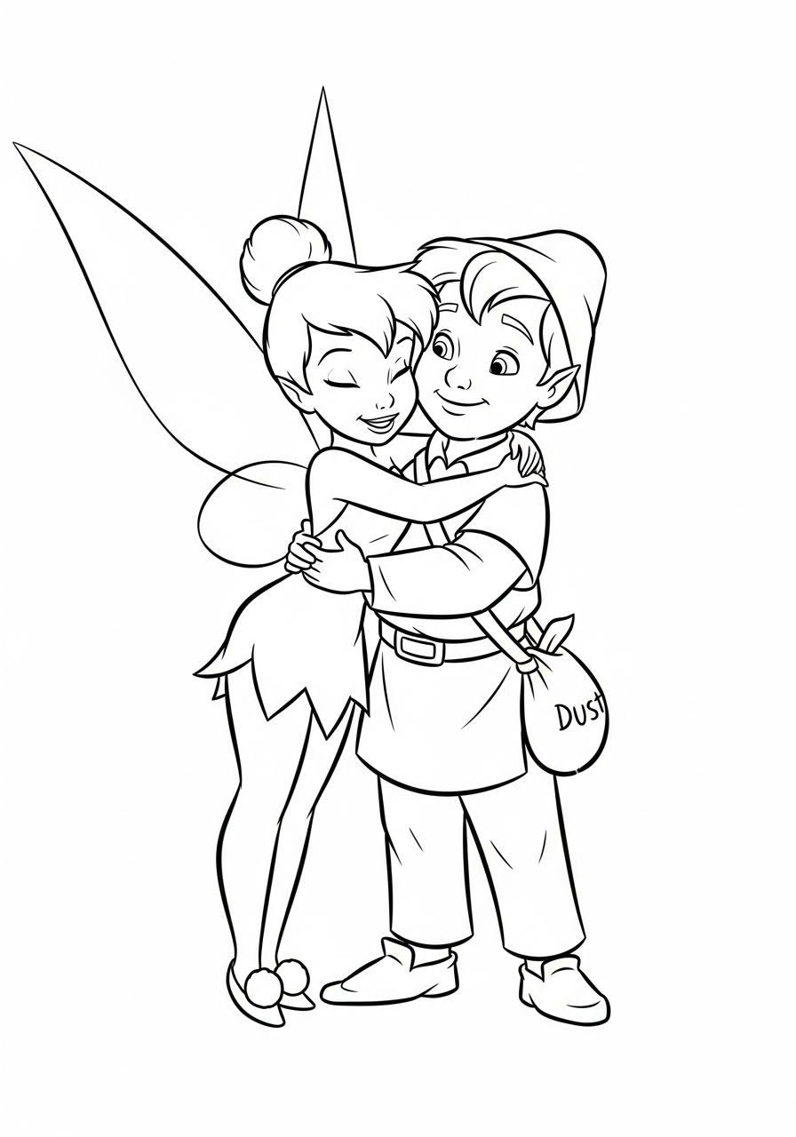 Tinkerbell coloring pages
