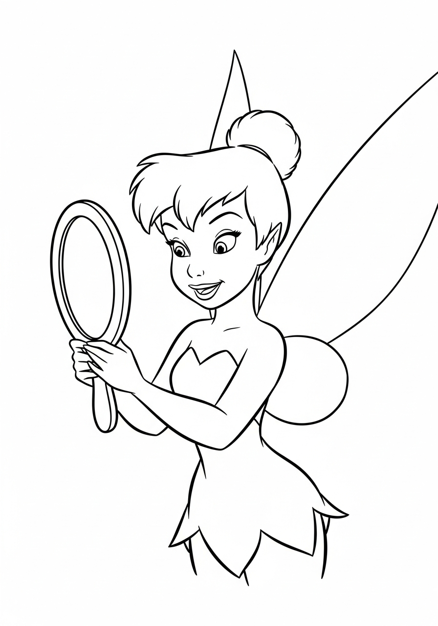 Tinkerbell coloring sheet