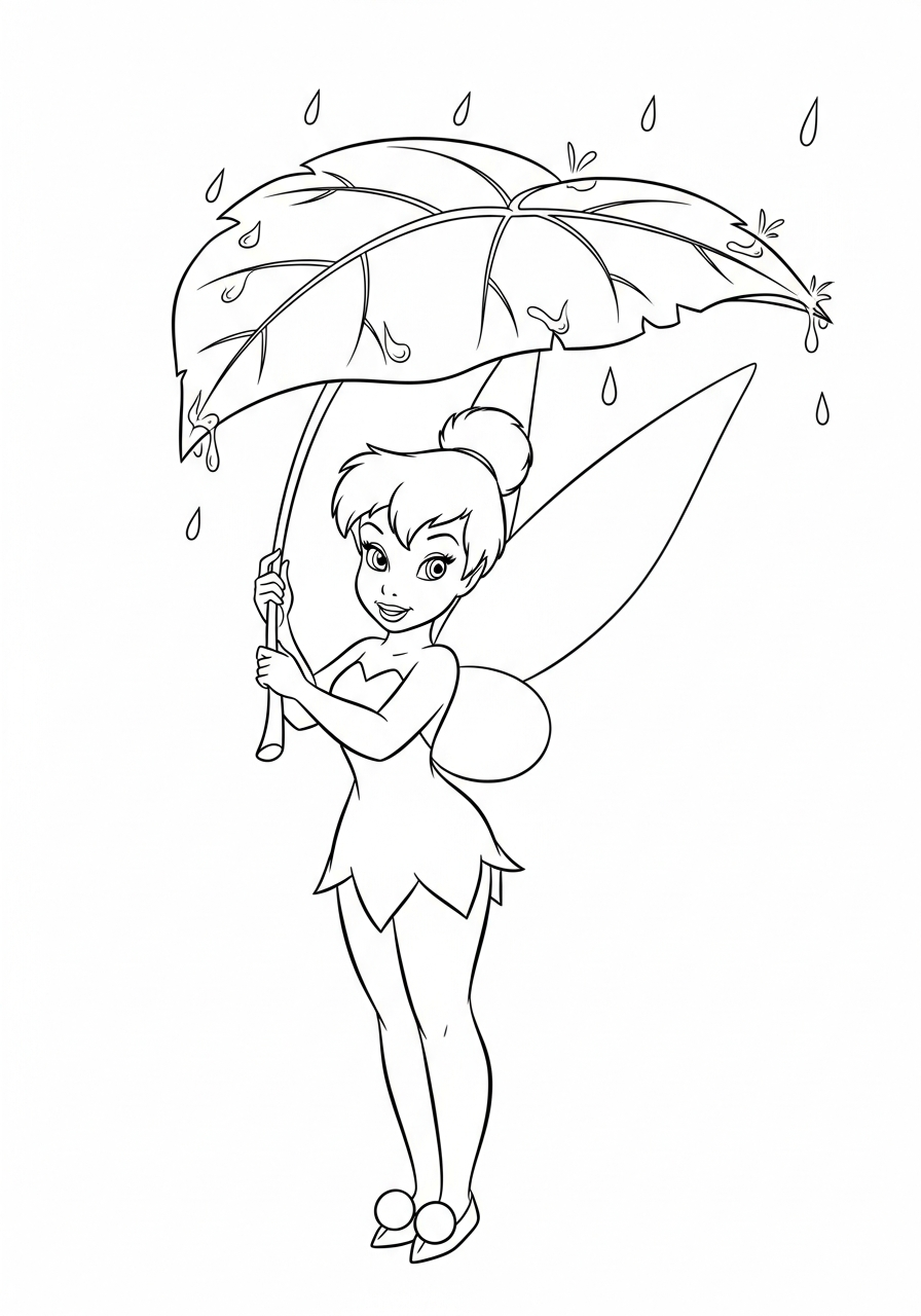 Tinkerbell coloring pages pdf
