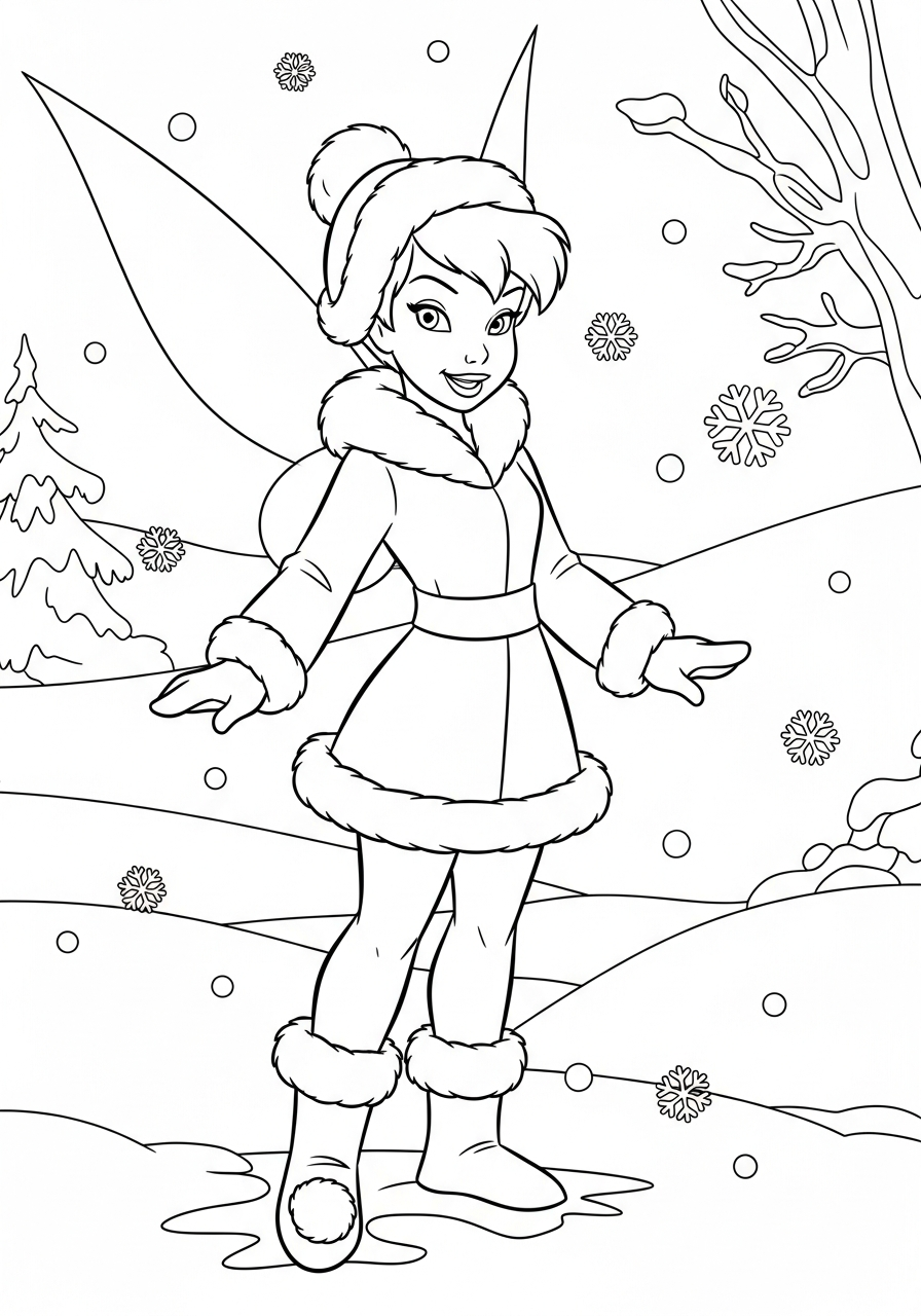 best Tinkerbell coloring pages