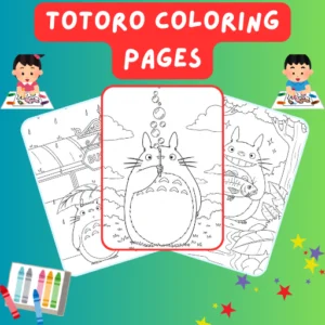 Totoro Coloring Pages thumbnail