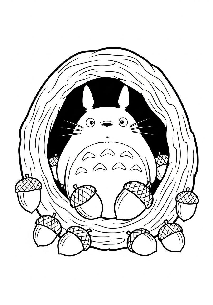free coloring pages Totoro