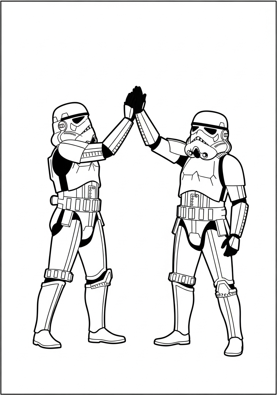 print Stormtrooper coloring pages