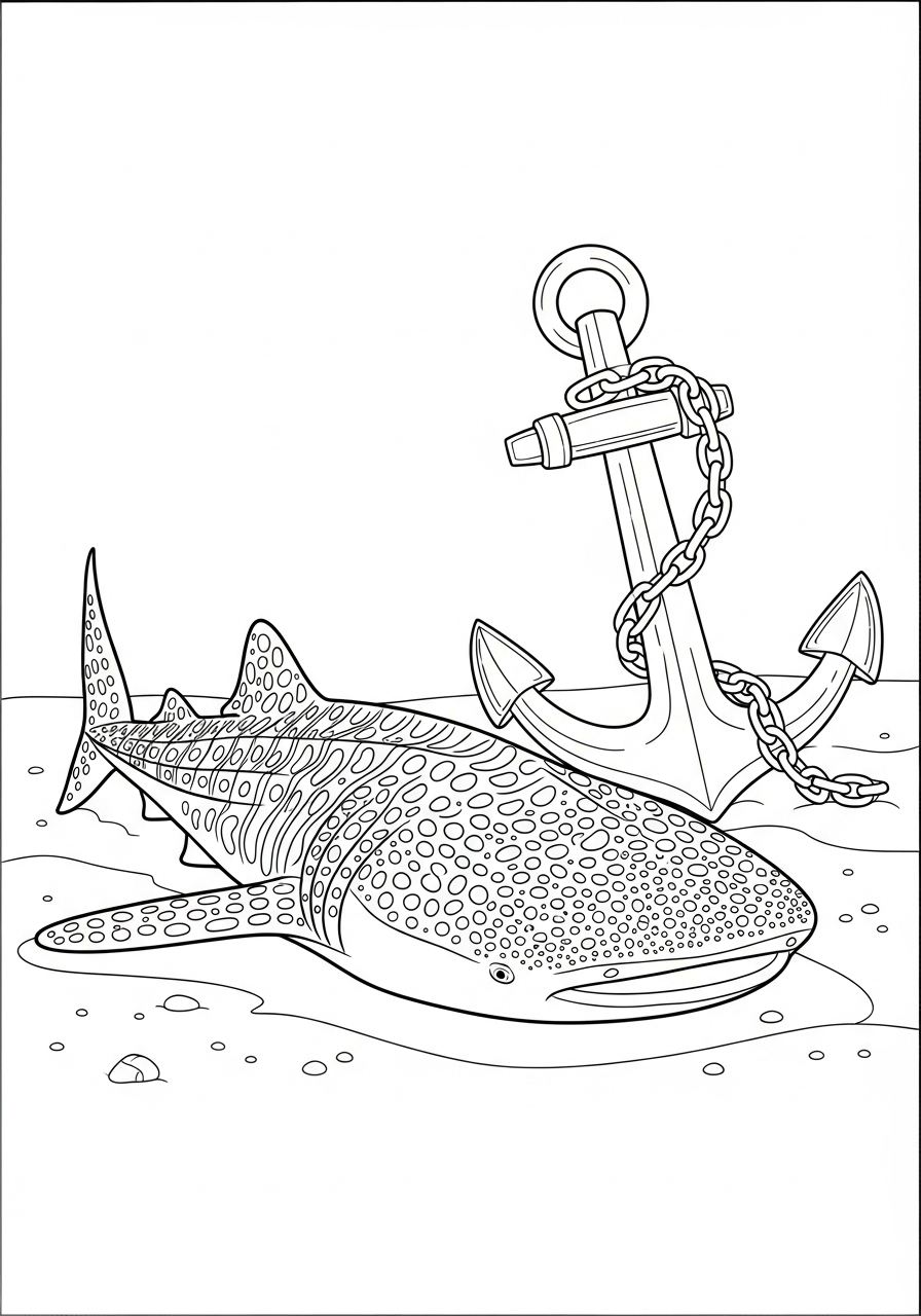 Whale Shark Coloring Pages 10 Whale Shark coloring pages for adults