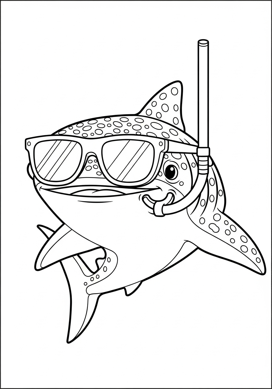 Whale Shark Coloring Pages 15 top Whale Shark coloring pages