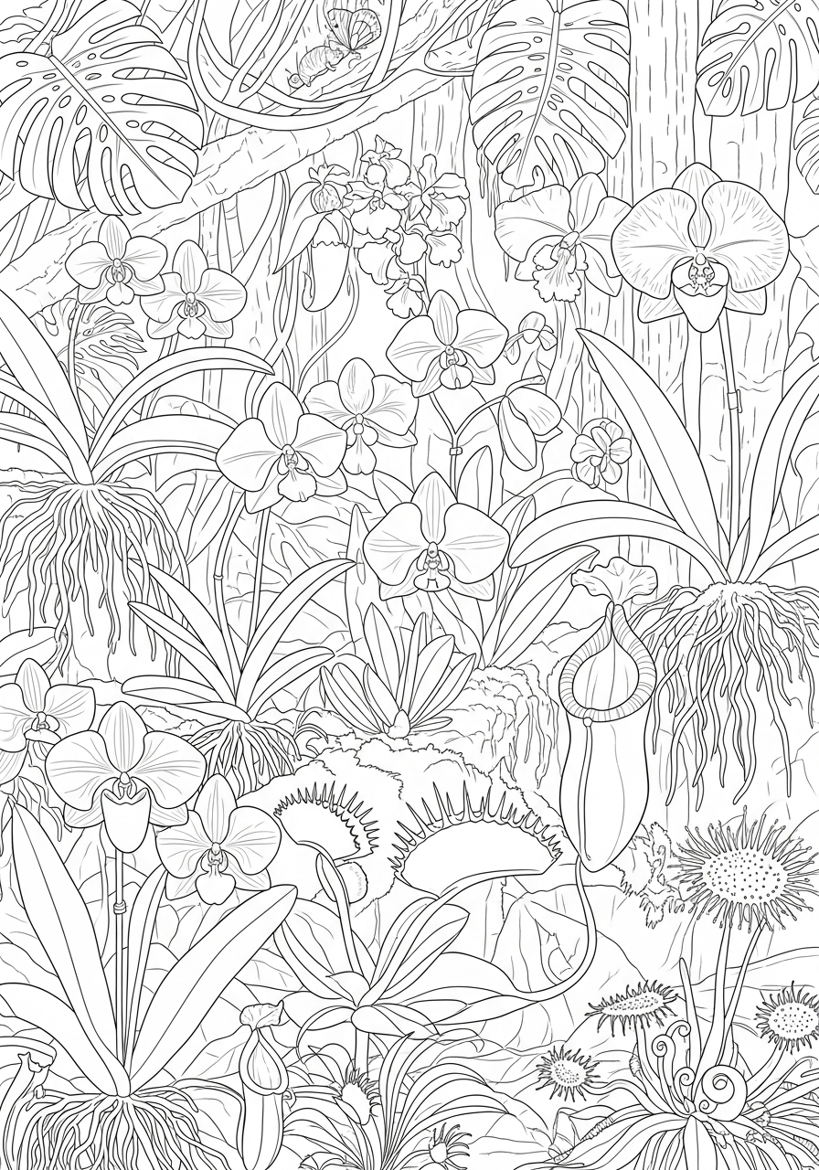 rainforest coloring pages for kindergarten