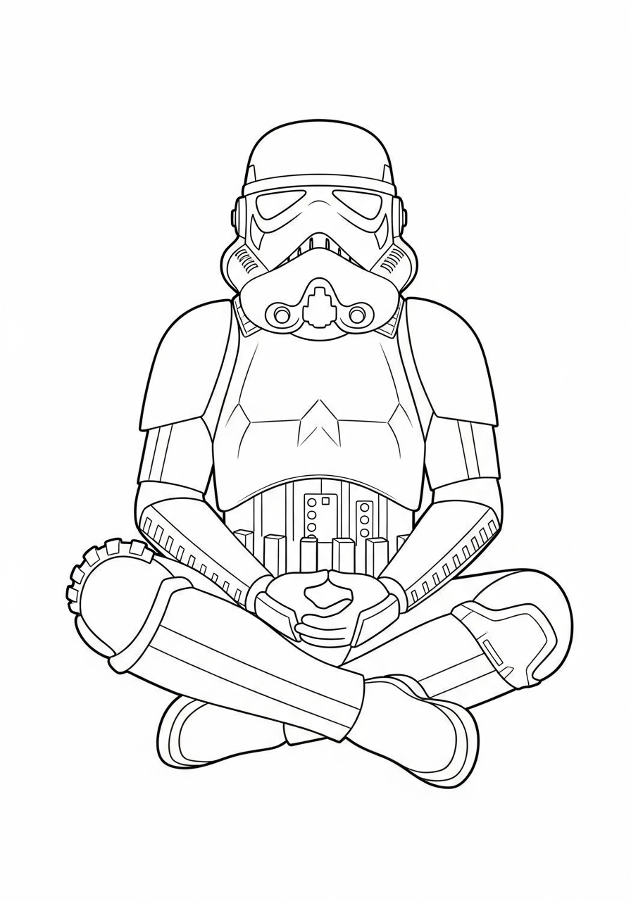 Stormtrooper pictures to color