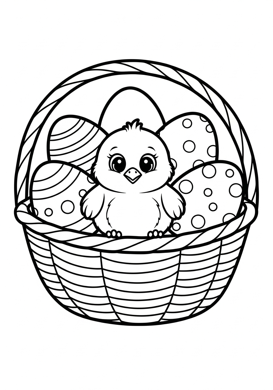 baby chick colouring sheets