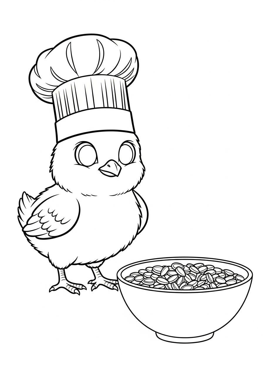 baby chick coloring pages printable pdf 2