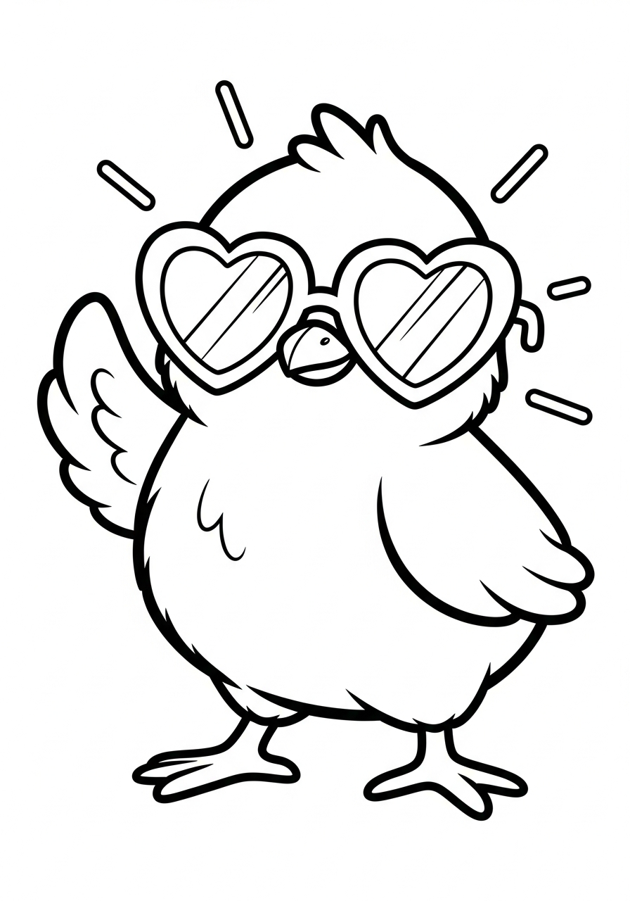 baby chick coloring pages download